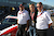 Gerd Hoffmann, Frank Biela und Niko Müller vor dem Audi R8 von Slobodan Cvetkovic (Prosperia uhc speed) Foto: Ralph Monschauer